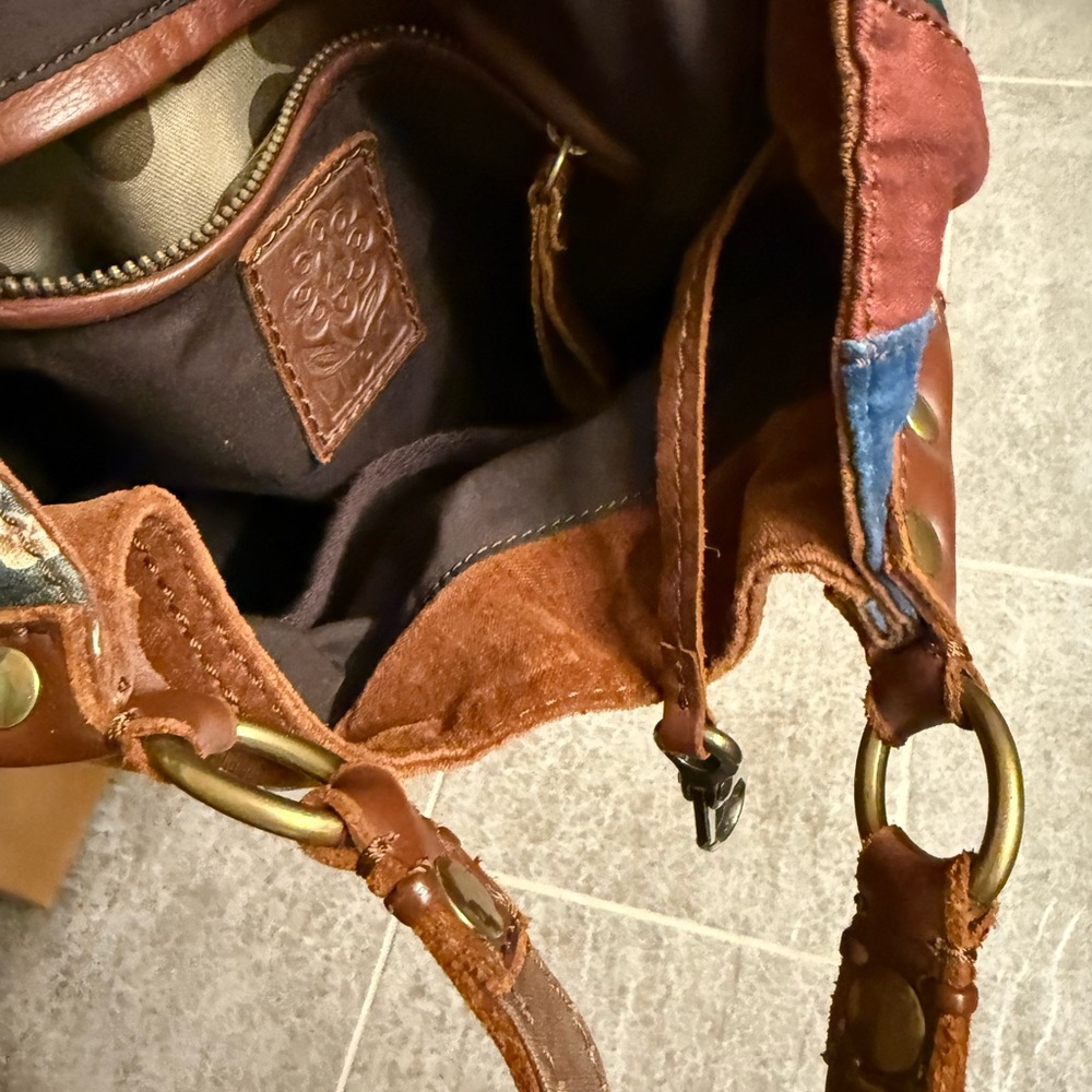 Lucky Brand Colorful Patchwork Hobo Bag - Picture 7 of 13